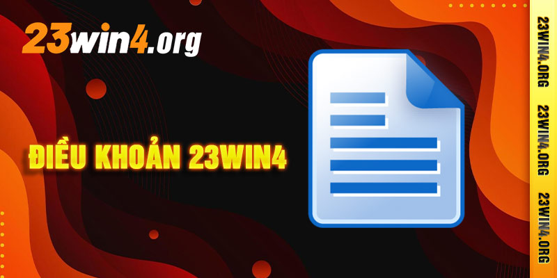 Điều Khoản Dịch Vụ Tại 23win4